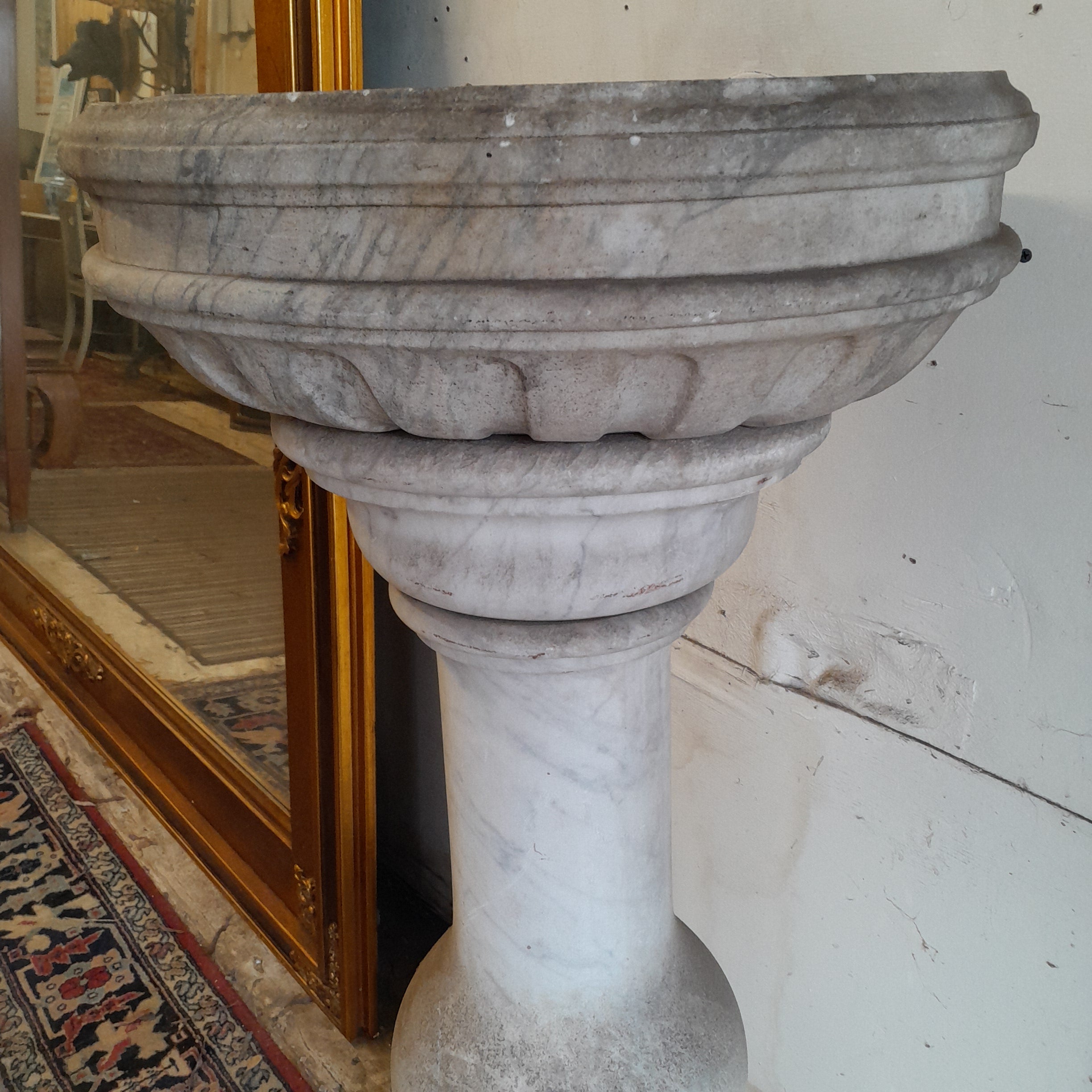 17th Century Marble Church Font