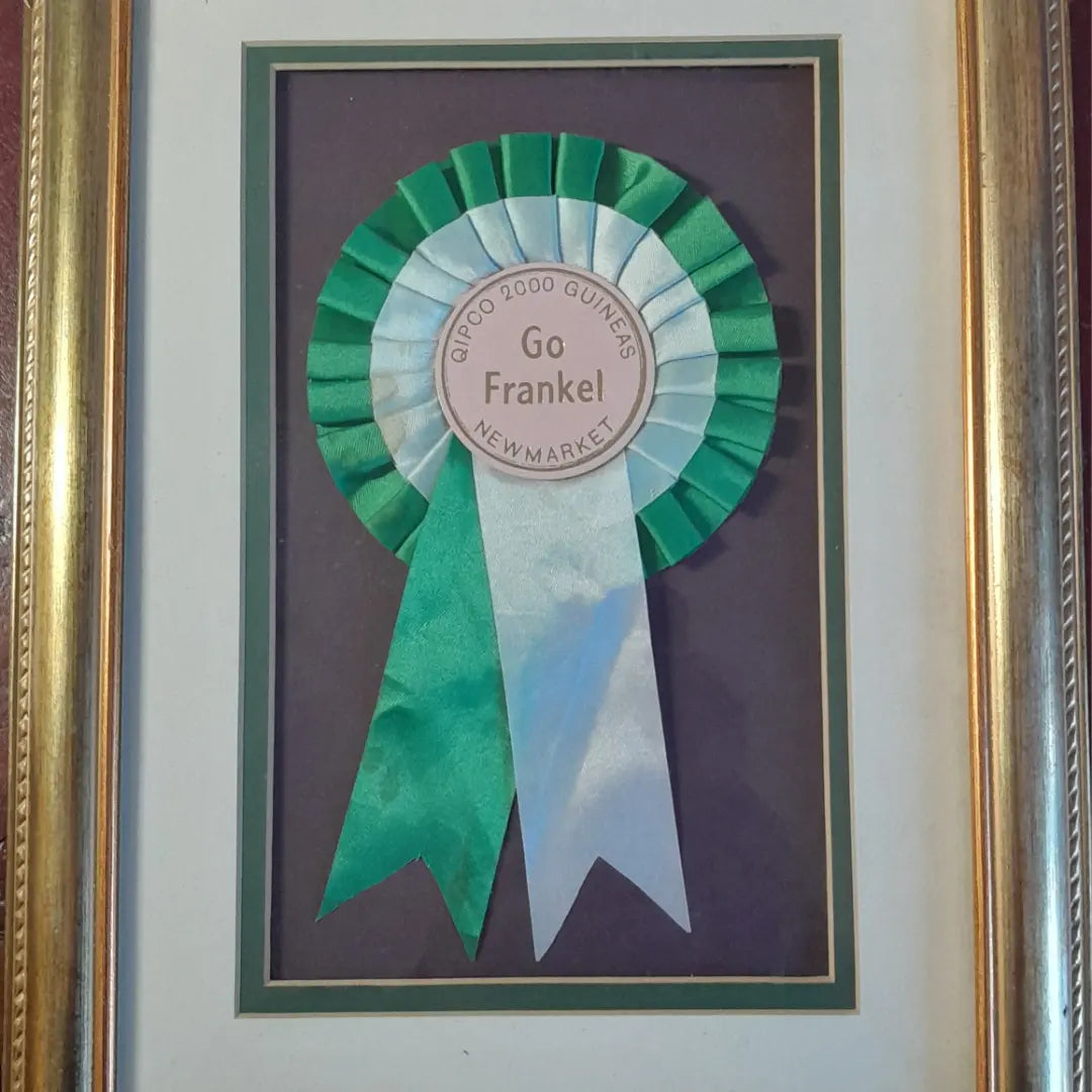 HORSE RACING - 2011 Newmarket QIPCO 2000 GUINEAS Rosette Presented to FRANKEL