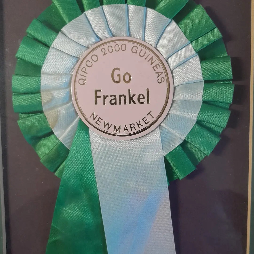 HORSE RACING - 2011 Newmarket QIPCO 2000 GUINEAS Rosette Presented to FRANKEL