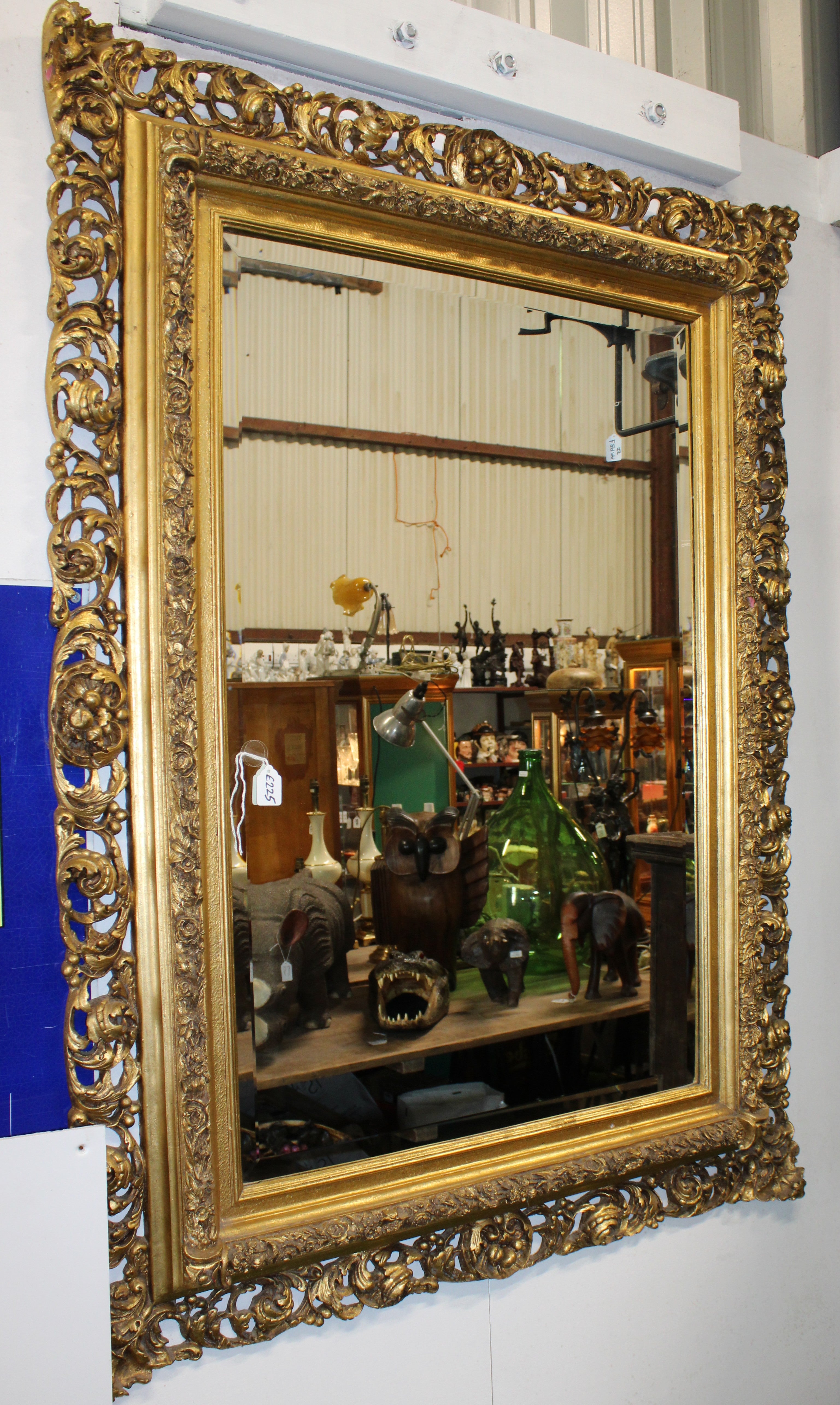 Large Gilt Framed Highly Decorative Mirror