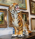 Large Portuguese Ceramic Tiger